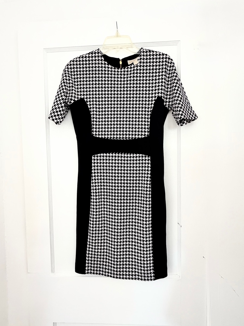 Michael Kors Houndstooth Sheath Dress